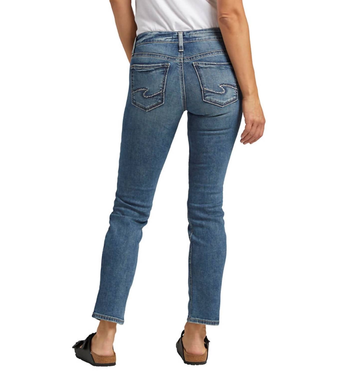 Low-rise Britt Straight Jean