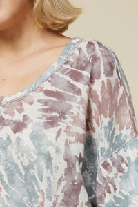 Entro - Tie Dye Starburst Top