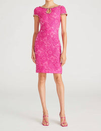 Theia - Women's Thelma Keyhole Cocktail Dress