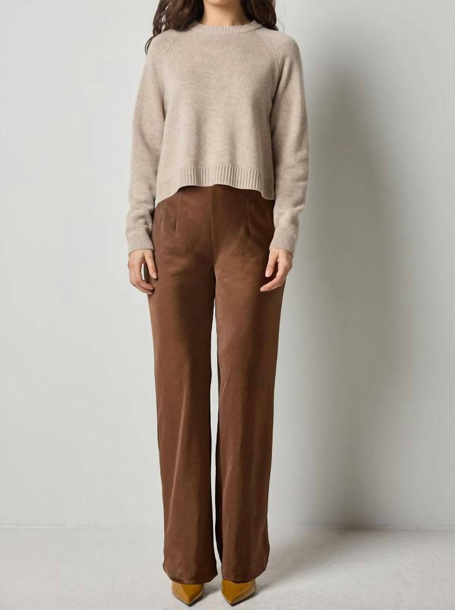 Lilla P - Pleat Back Raglan Sweater