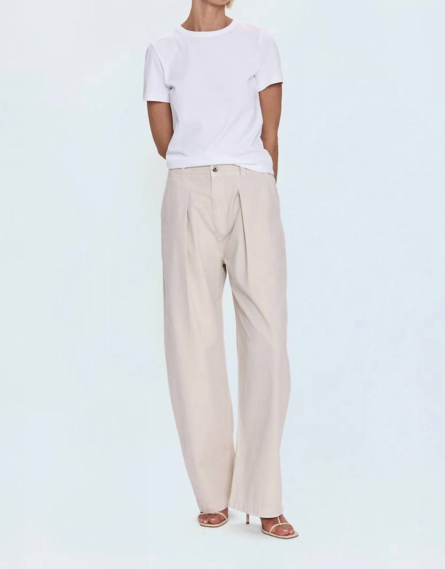 Pistola - Eden Pleated Barrel Trouser