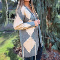Adora - Diamond knit Cardigan
