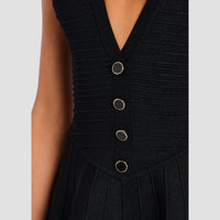 Retrofete - Cinzia Knit Halter Mini Dress