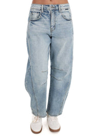 Cello - Mid Waisted Barrel Jeans