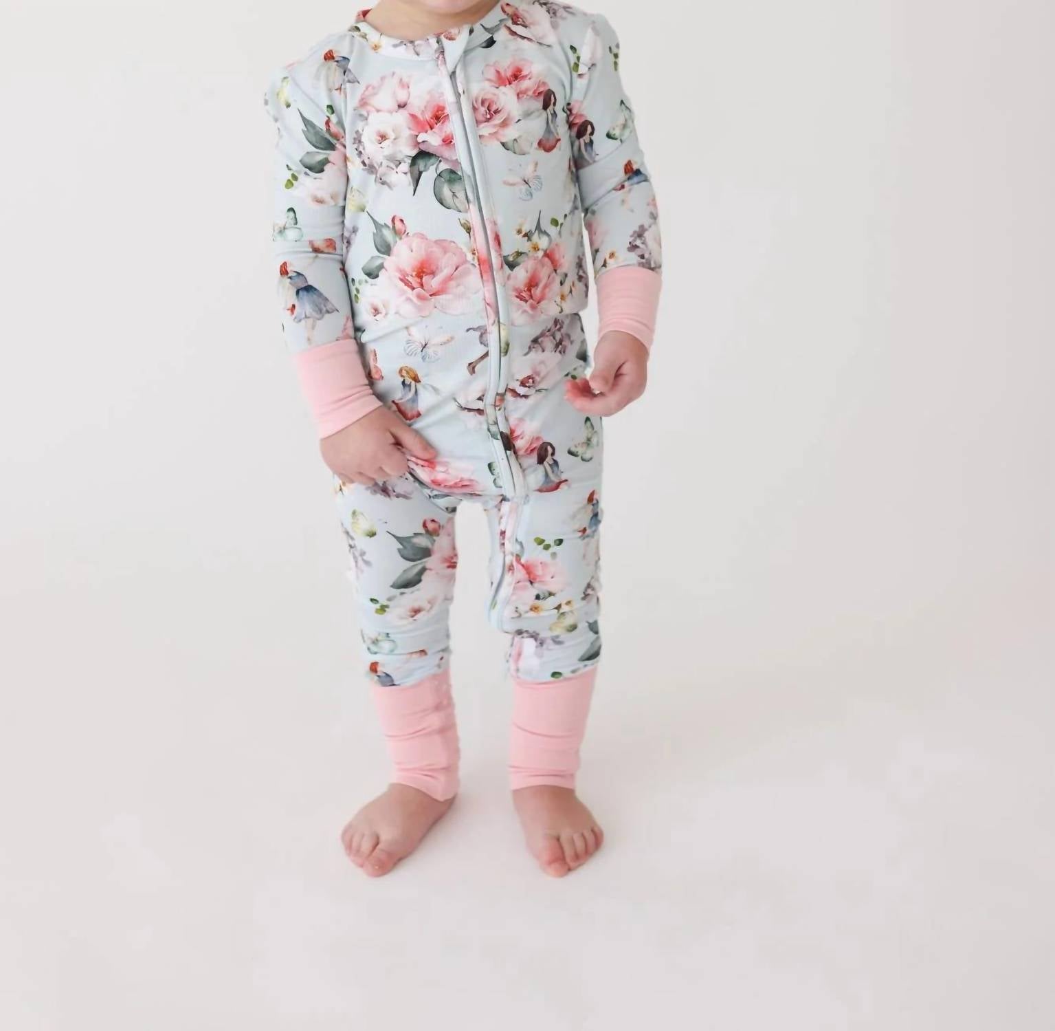 Posh Peanut - Baby Girls Melinda Convertible One Piece Footies