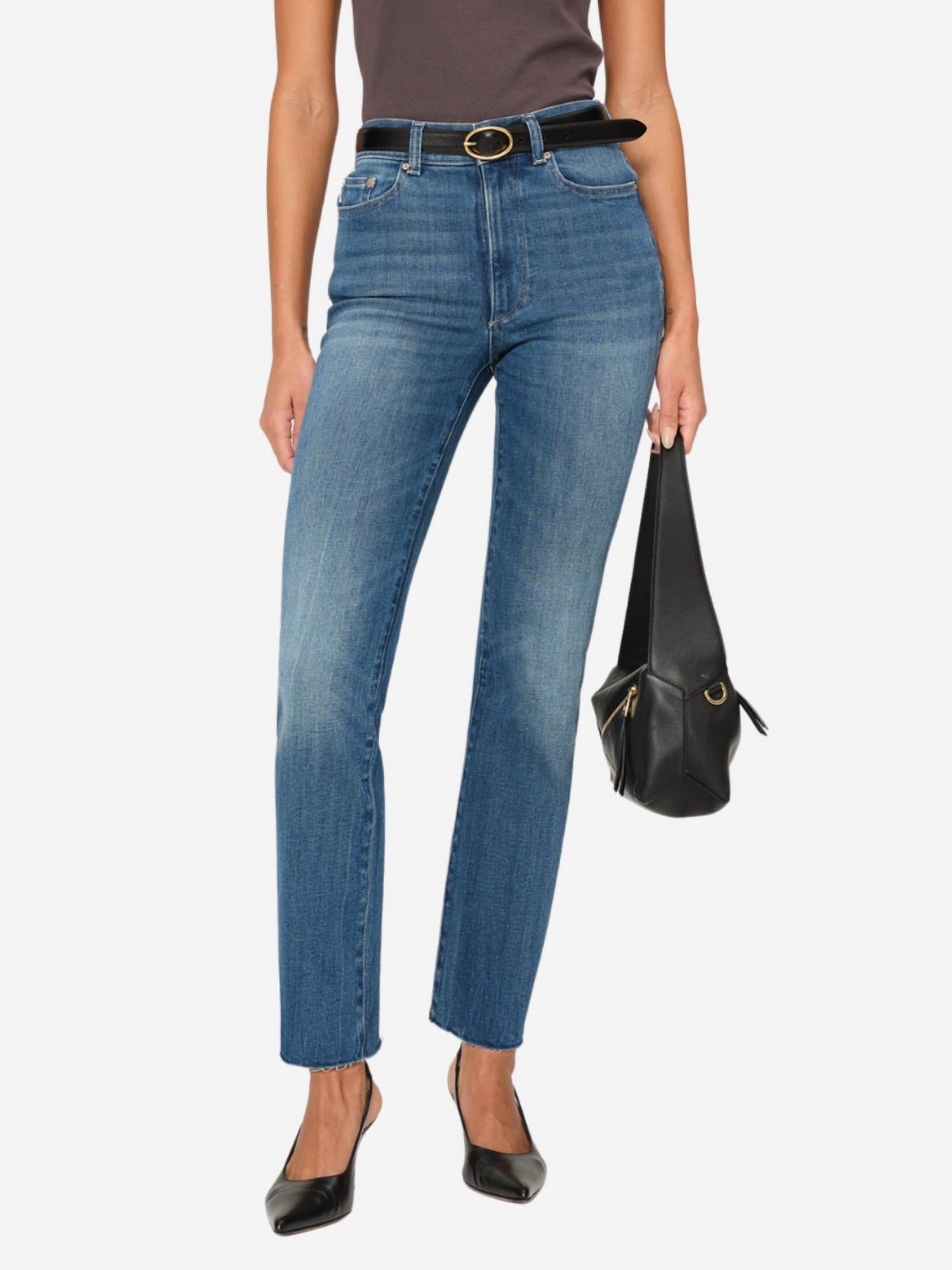 Dl1961 - Women'S - Halle Straight High Rise Instascuplt Jeans