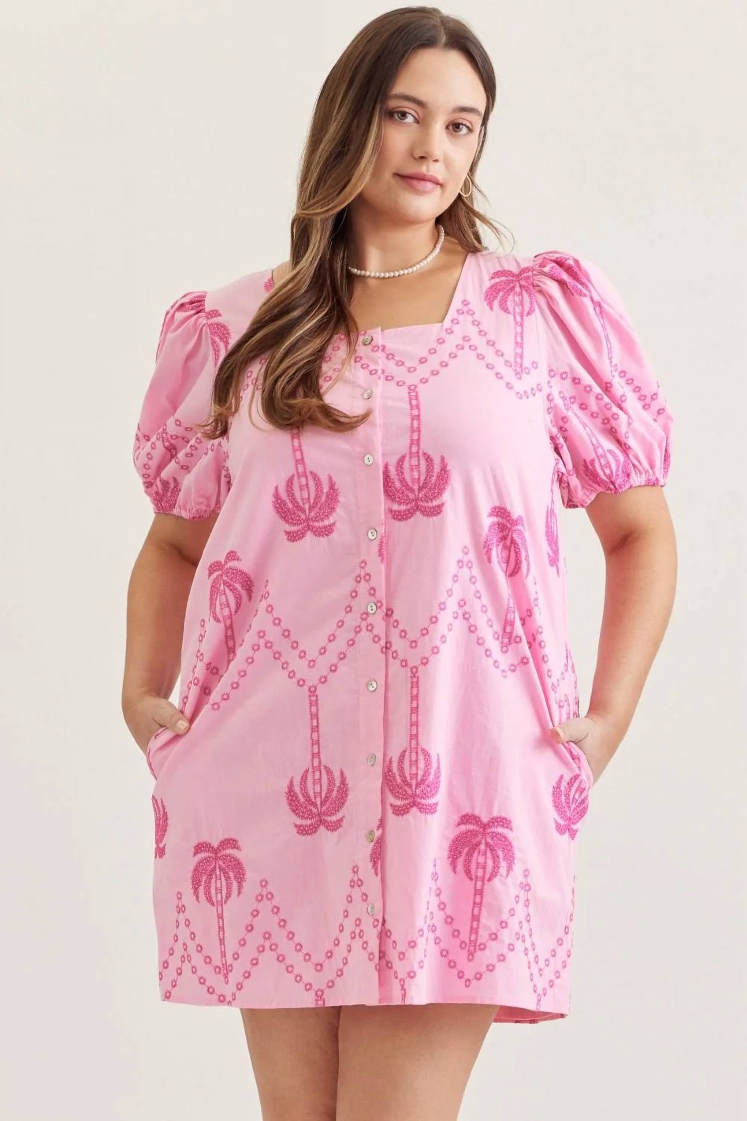 Entro - Thea Square Neck Mini Dress
