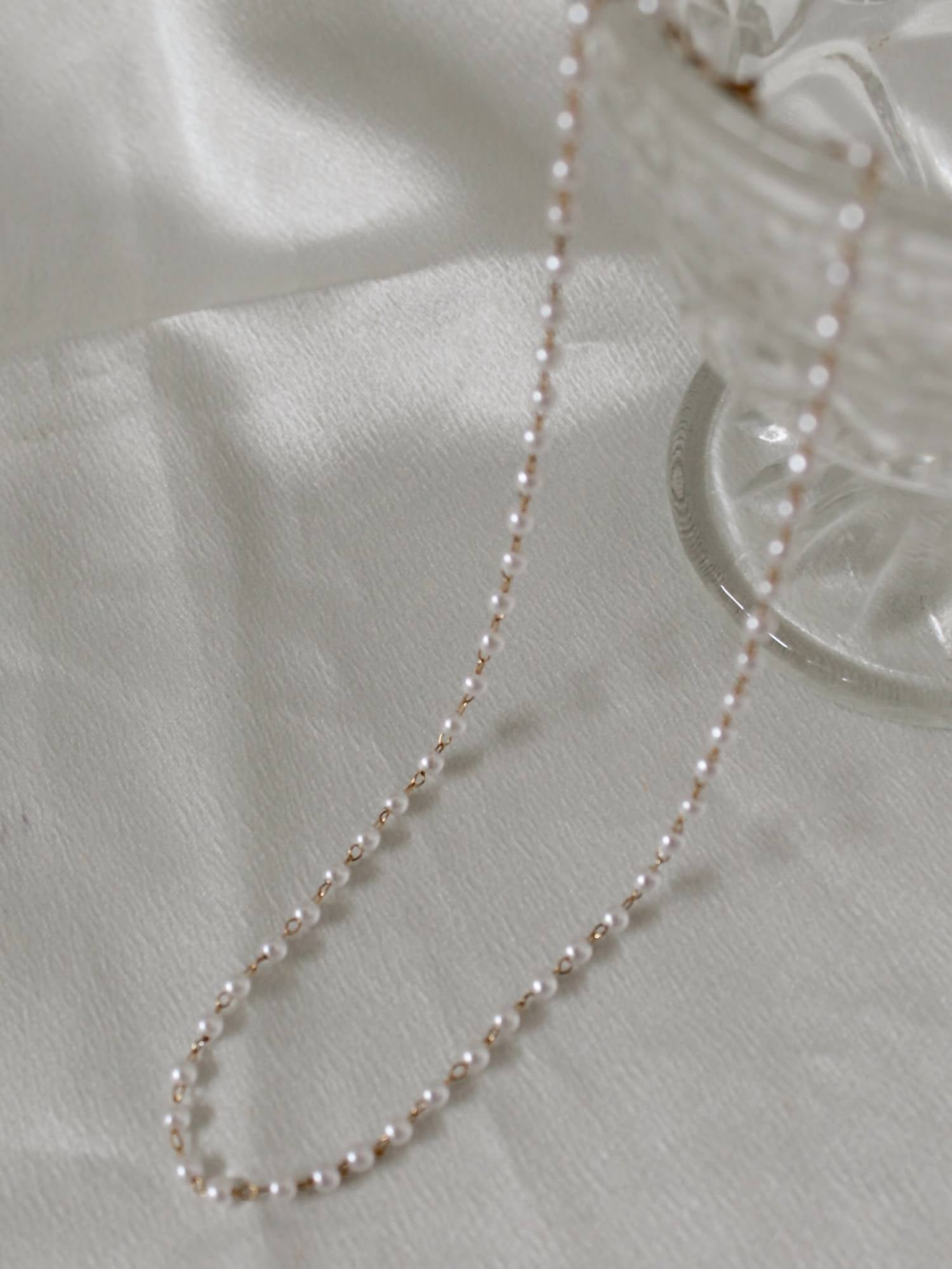 Ellie Vail - Women's Sheena Dainty Pearl Necklace