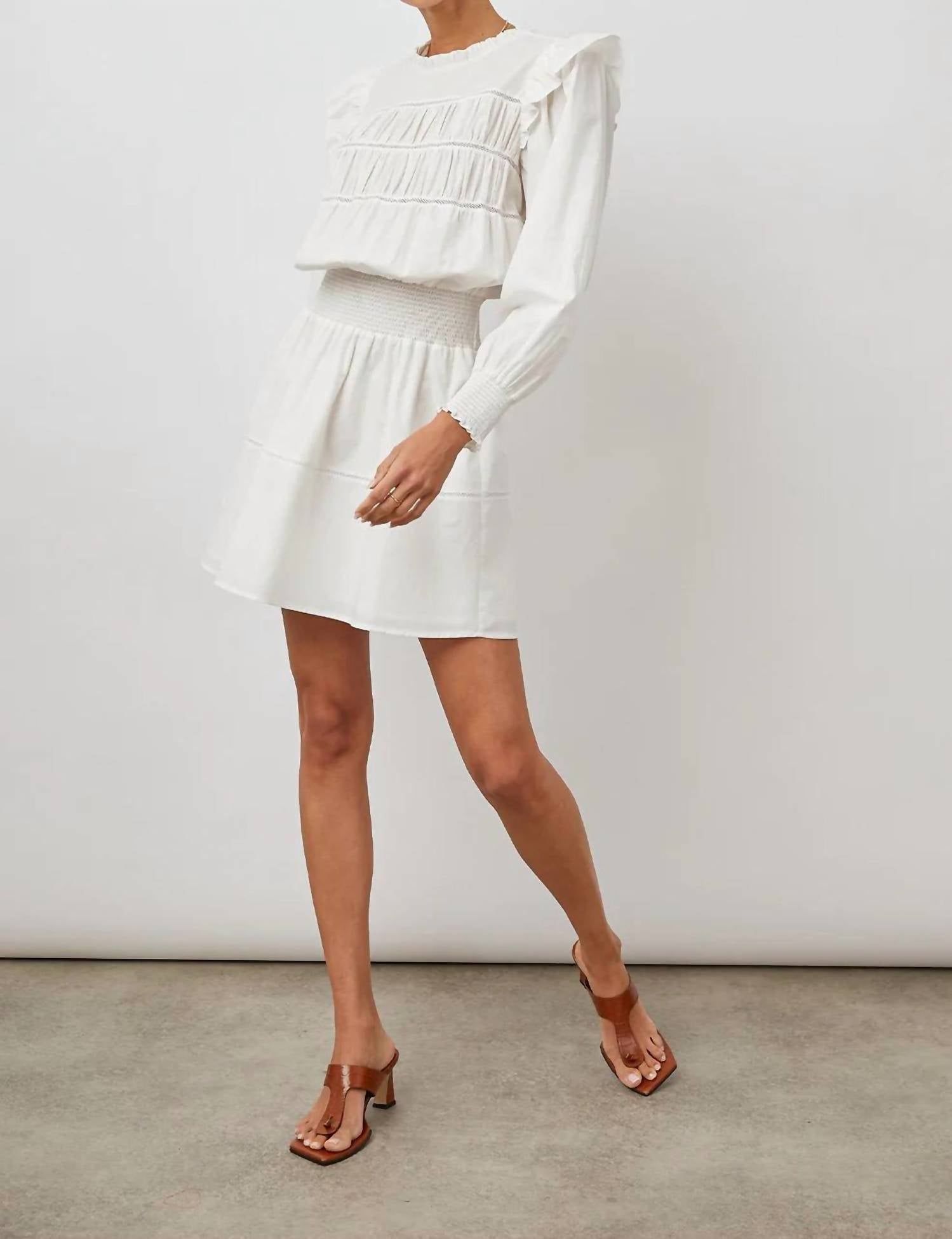 Rails Faren Dress in white - women's dress