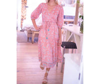 Bell By Alicia Bell - Flora Midi Wrap Dress