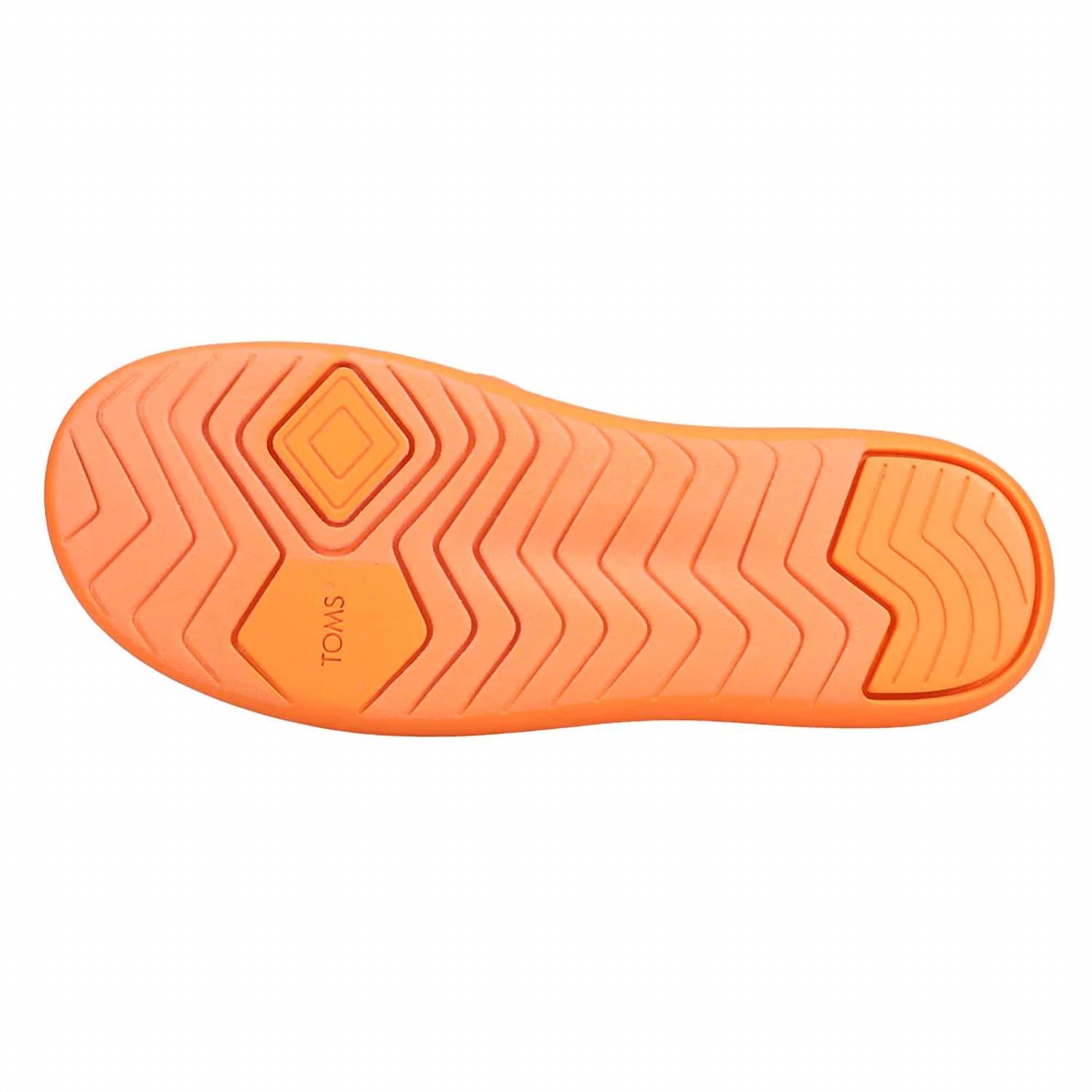 TOMS Women's Alpargata Mallow Crossover Sandal in neon orange corduroy 1 - women's shoe - view 5
