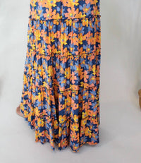 Romi The Brand Winter Lily Magical Skirt in floral - women's dress - detail view