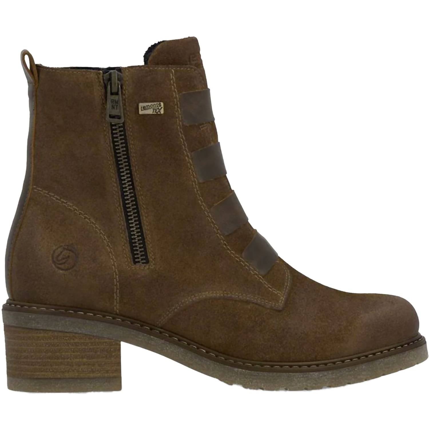 Remonte - Women's Zip Up Leather Boots