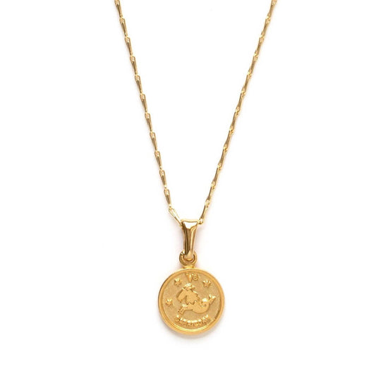 Amano Studio - Women's Zodiac Medallion Charm Necklace