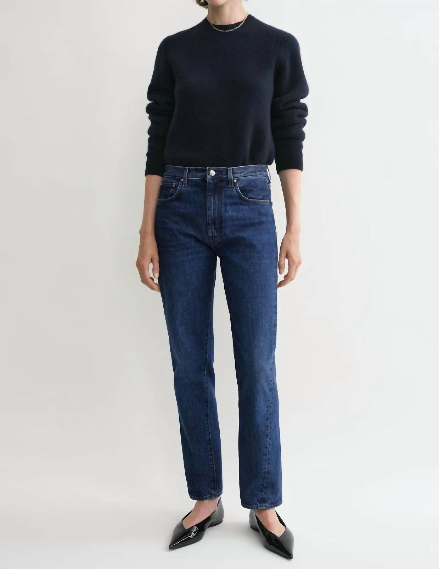 Toteme - Vintage Medium Rise Twisted Seam Pants