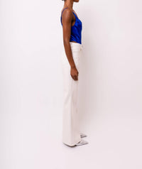 Amylynn - Faux Leather Flared Wide Leg Matte Pants