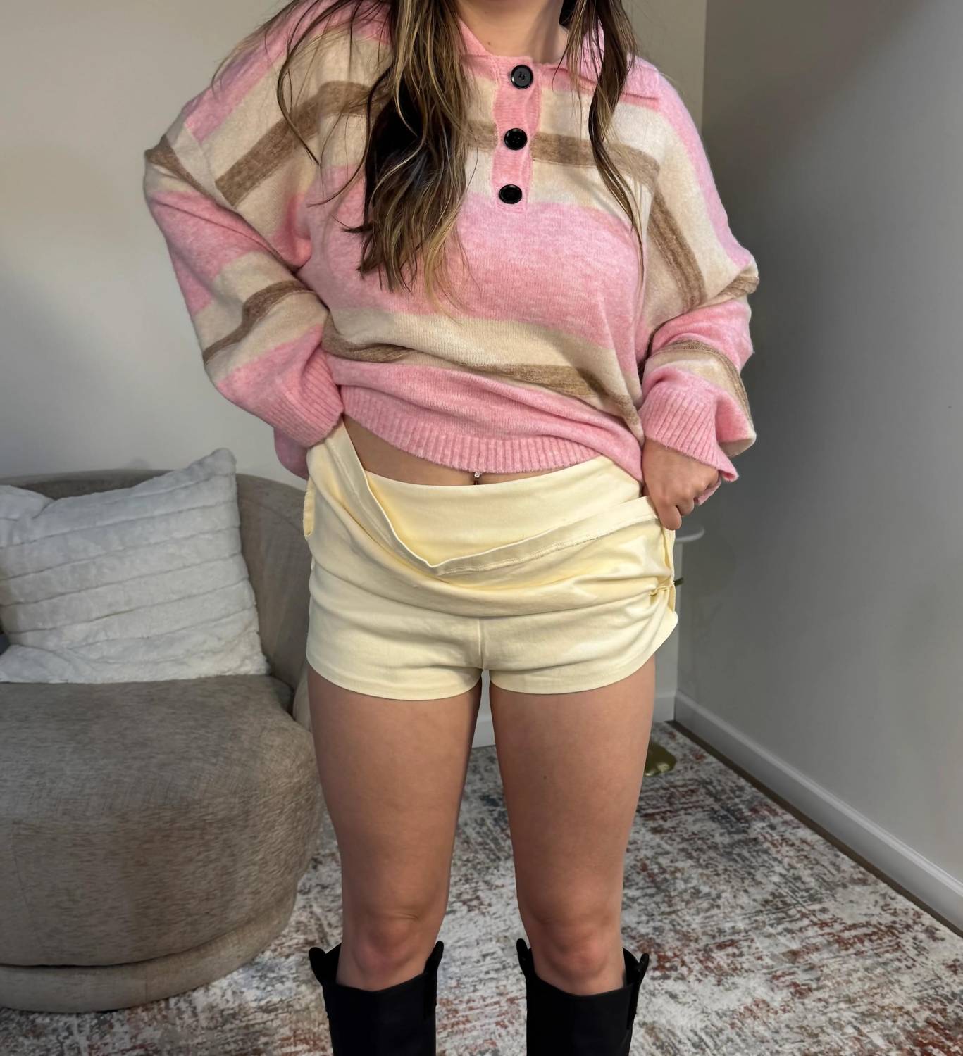 Bailey Rose - Gemma Stretch Twill Mini Skort
