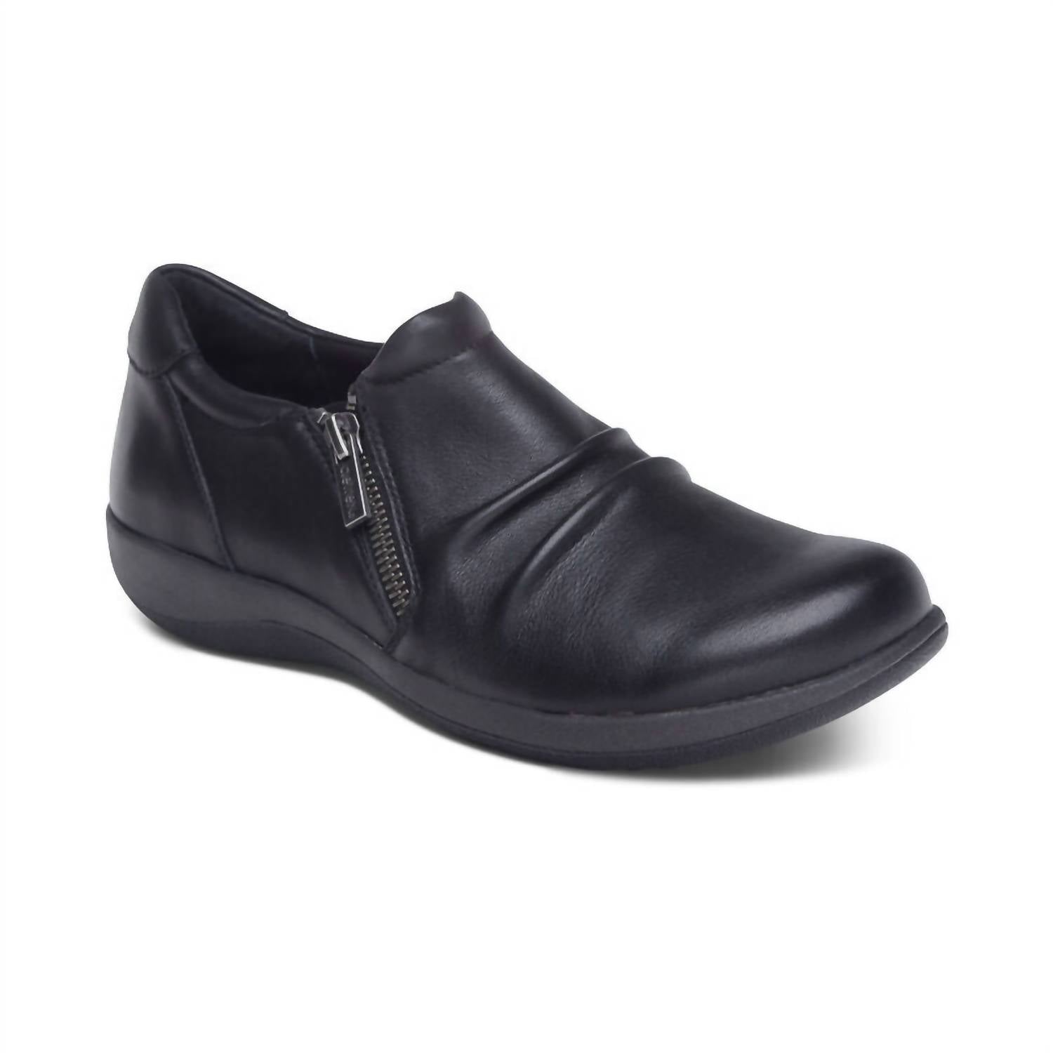 Aetrex - Women's Katie Side Zip Slip-on Loafer