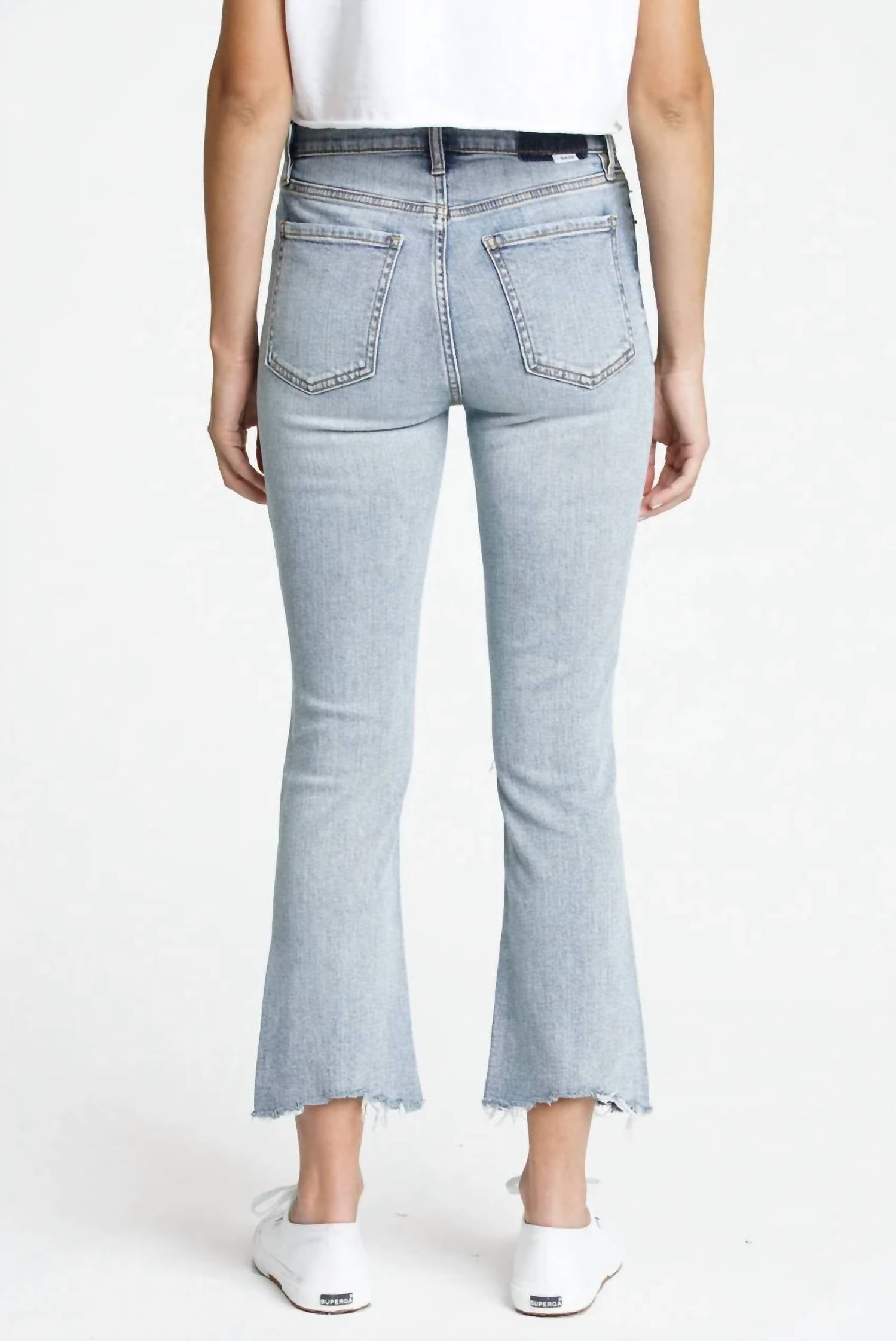 Daze - Shy Girl Crop Flare Jeans