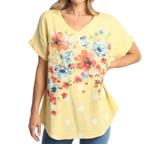 Jess & Jane - Bossa Nova Mineral Washed Double Gauze Top