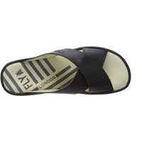 FLY LONDON Women's Begs Slide Sandal in black - women's sandal - view 5