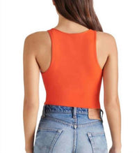 STEVE MADDEN Lyra Bodysuit in orange - women's shirt - detail view