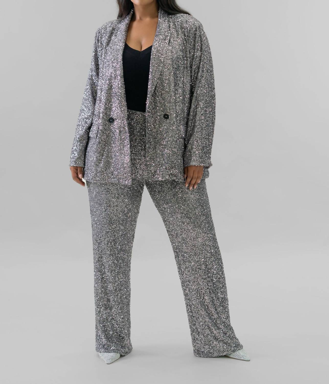 Never Fully Dressed - Freddie Sequin Trousers