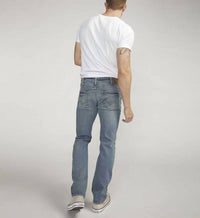 Silver Jeans Co Allan Slim Fit Slim Straight Leg Jeans in indigo - men's jeans - alternate view