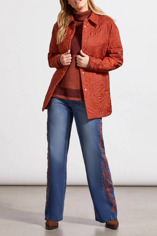 Tribal - Brooke Hugging Jean with Side Emblishment