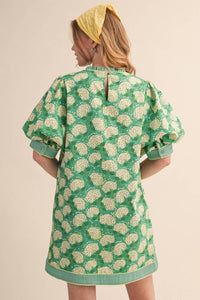 &Merci - Puff Sleeve A-line Mini Dress