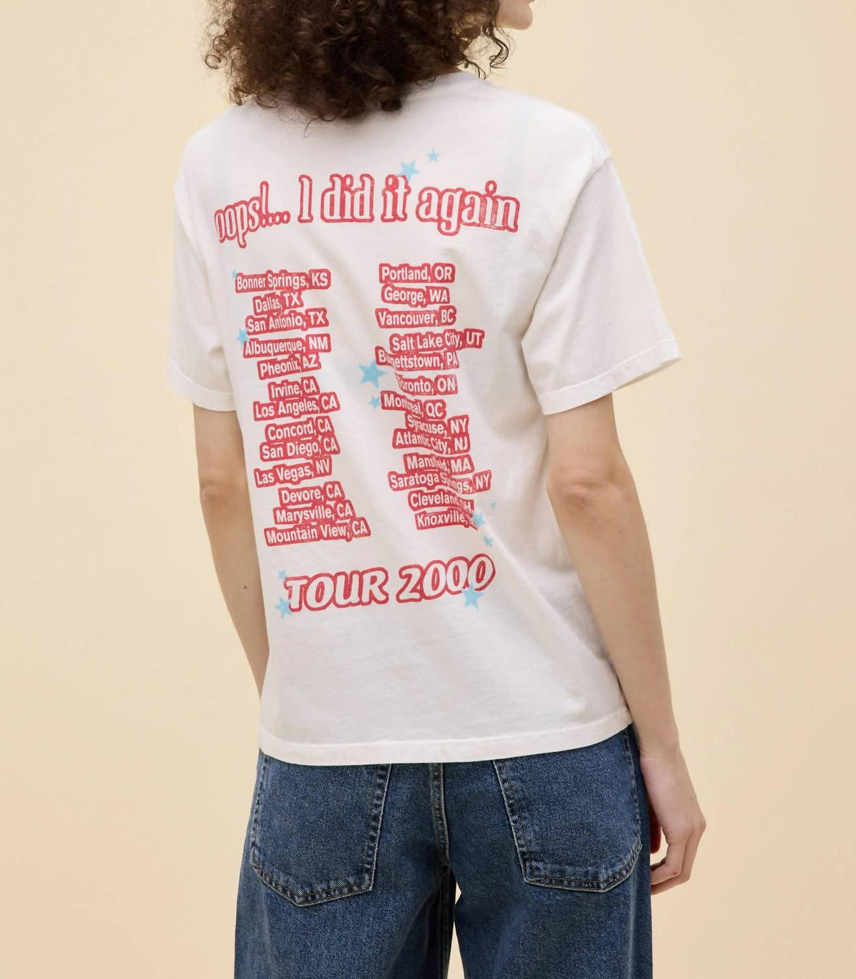 Daydreamer - Britney Spears Oops I Did It Again Boyfriend Tee