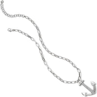 Brighton - Large Anchor Necklace with Crystals