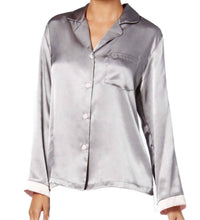 Linea Donatella - Satin Long Sleeve Pajama Top
