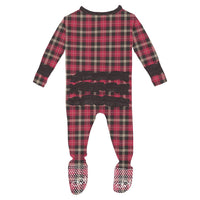 Kickee - Kids' Ruffle Footie with Snaps