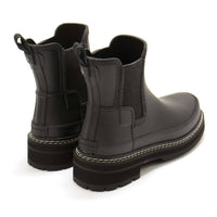 HUNTER Women's Refined Stitch Detail Slim Fit Chelsea Boots in black - women's shoe - alternate view