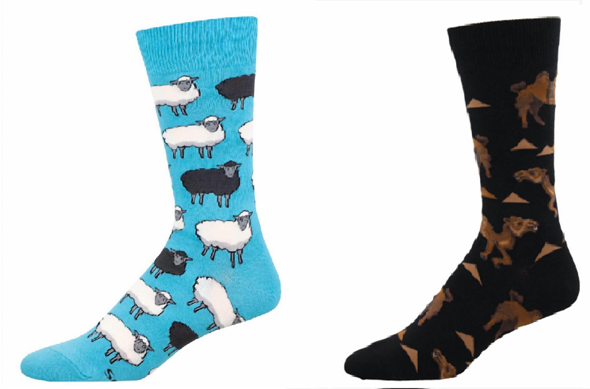 SOCKSMITH Men's Black Sheep & Hump Day Hero Socks - Set Of 2 Pair in multi 1 - men's item
