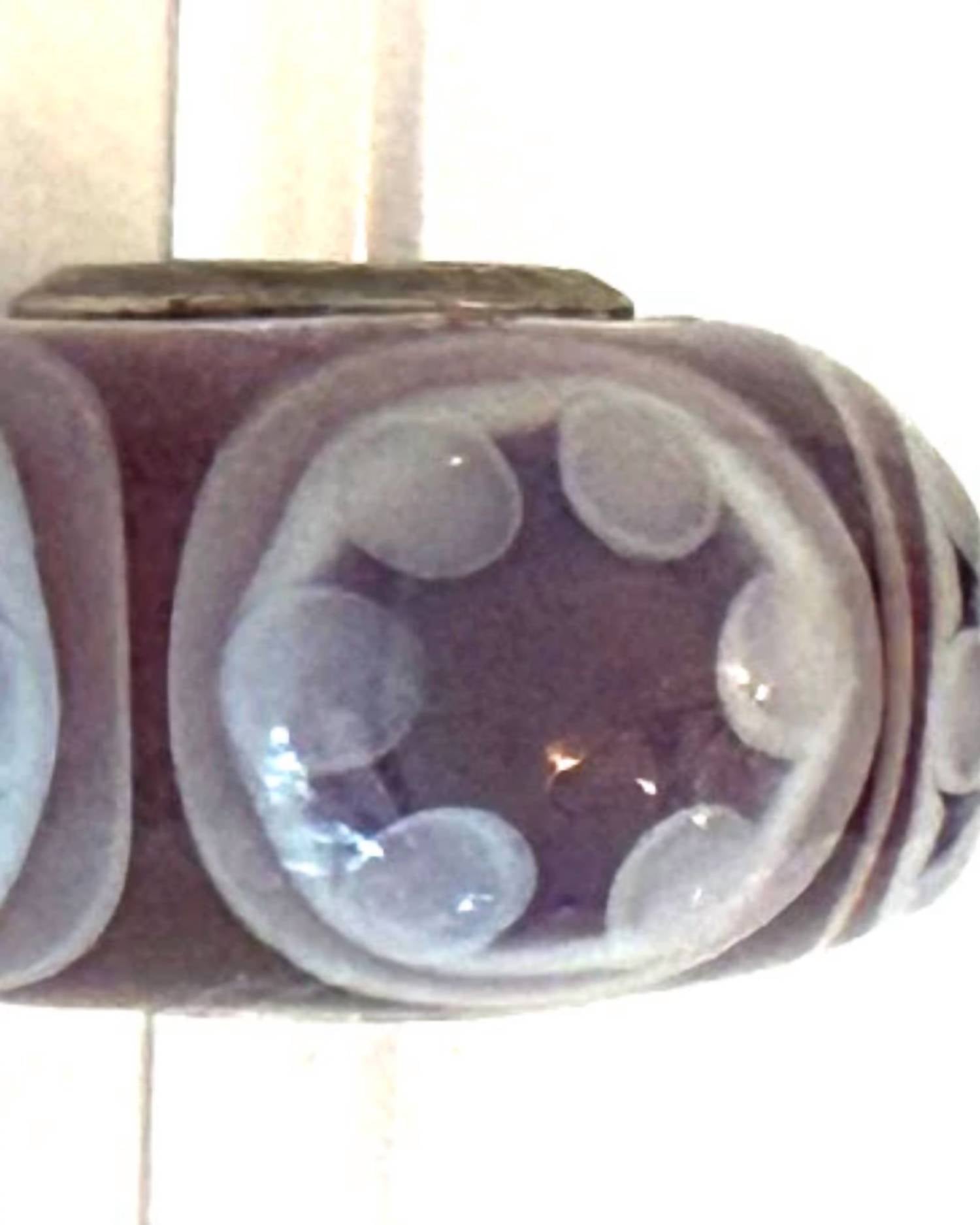 Trollbeads Women's Universal Charm Bead in unique purple lilac stars bead - women's item - detail view