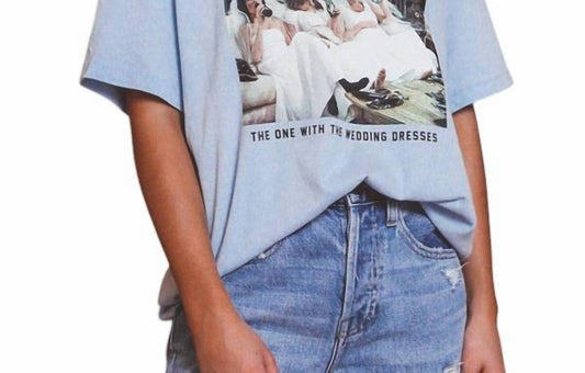 Friday + Saturday - One With The Wedding Dresses Graphic Tee Top