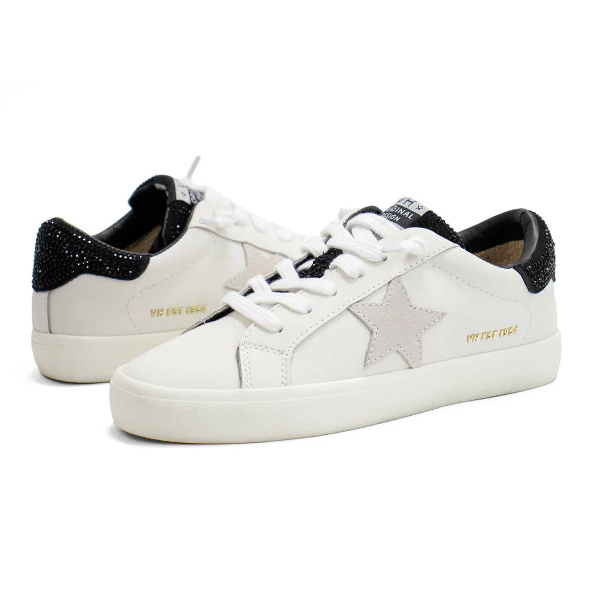 Vintage Havana - Women's Raz Rhinestone Low Top Sneakers