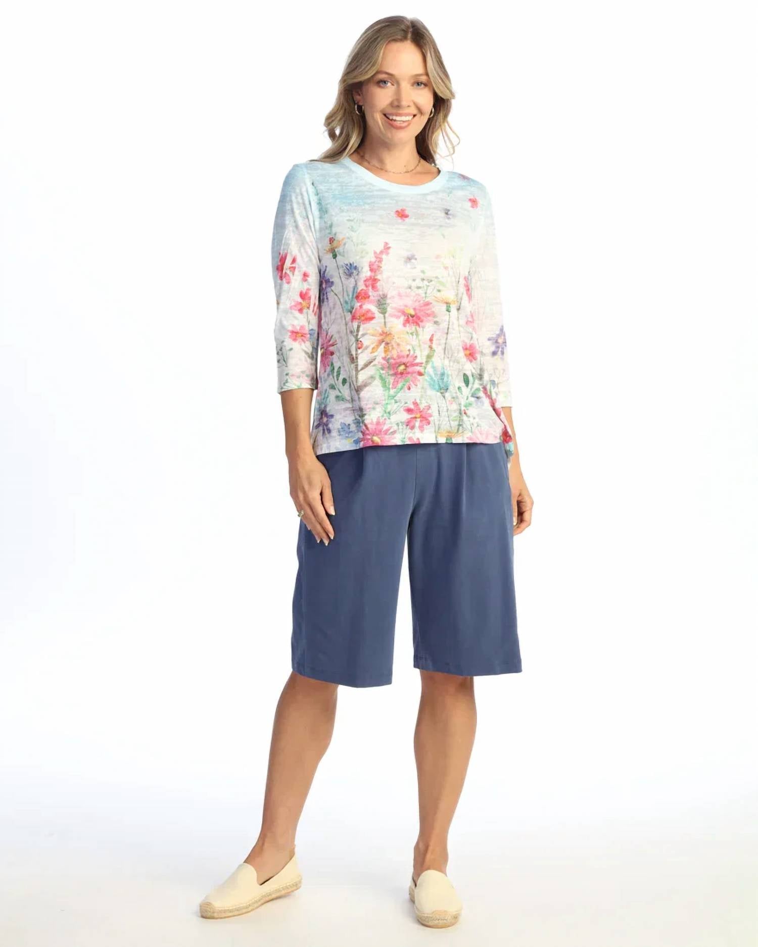 Jess & Jane - Chorus Crew Neck Hi Lo Top