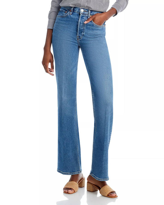 Re/Done - 70s High Rise Bootcut Jeans