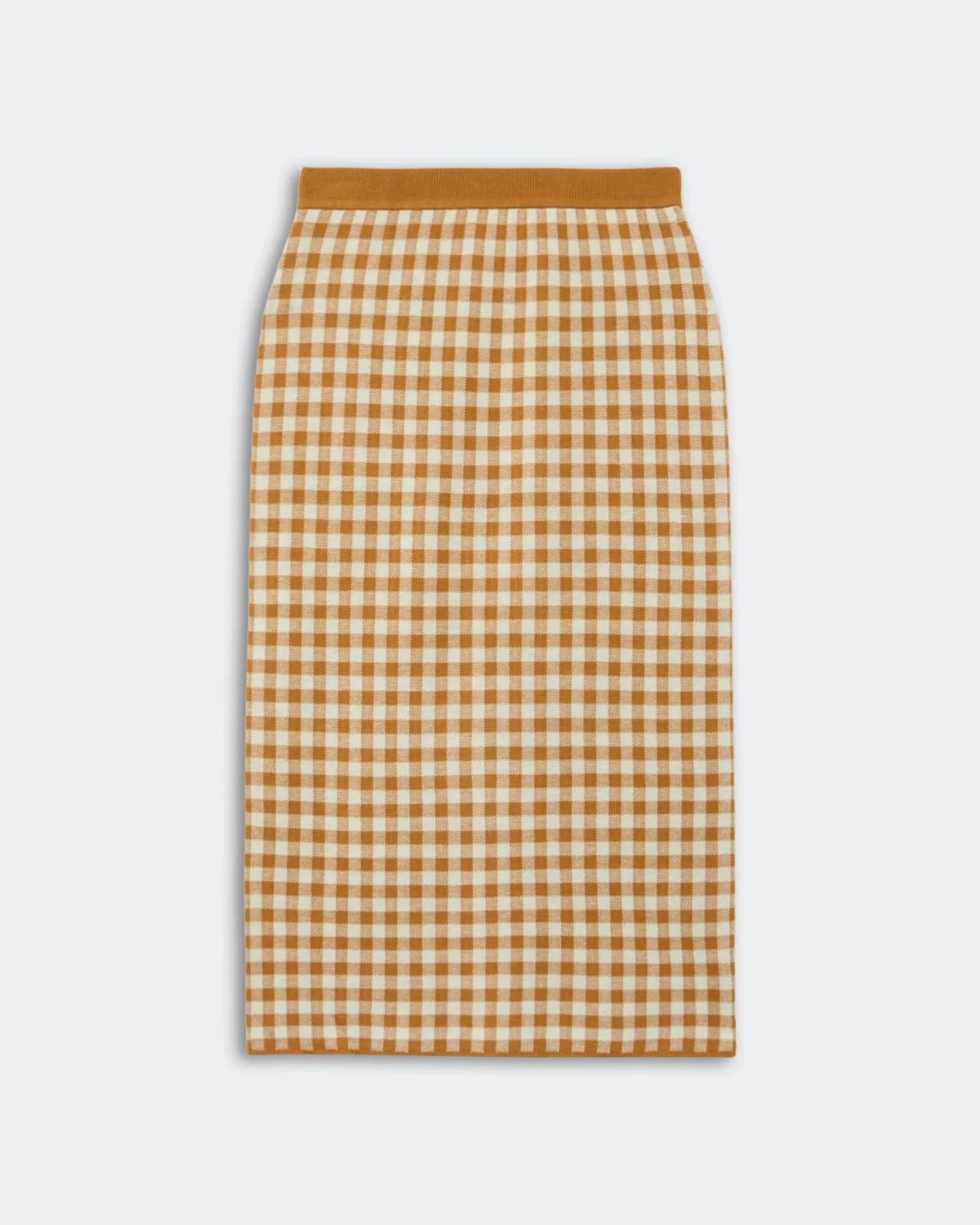 Guest In Residence - Gingham Long Skirt