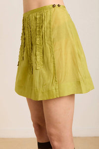 Damson Madder - Glinda Ruffle Mini Skirt