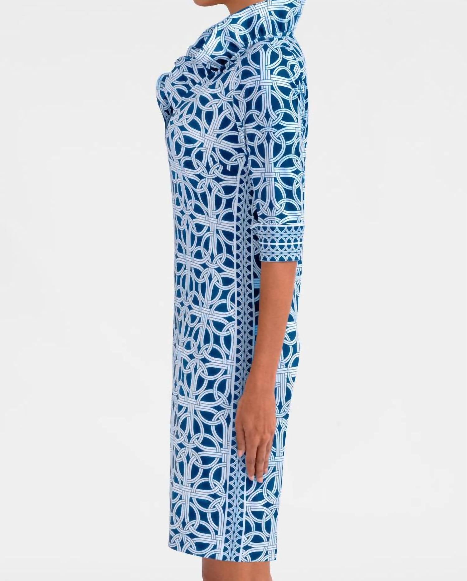 Gretchen Scott - Ruffneck Sleeve Jersey Dress