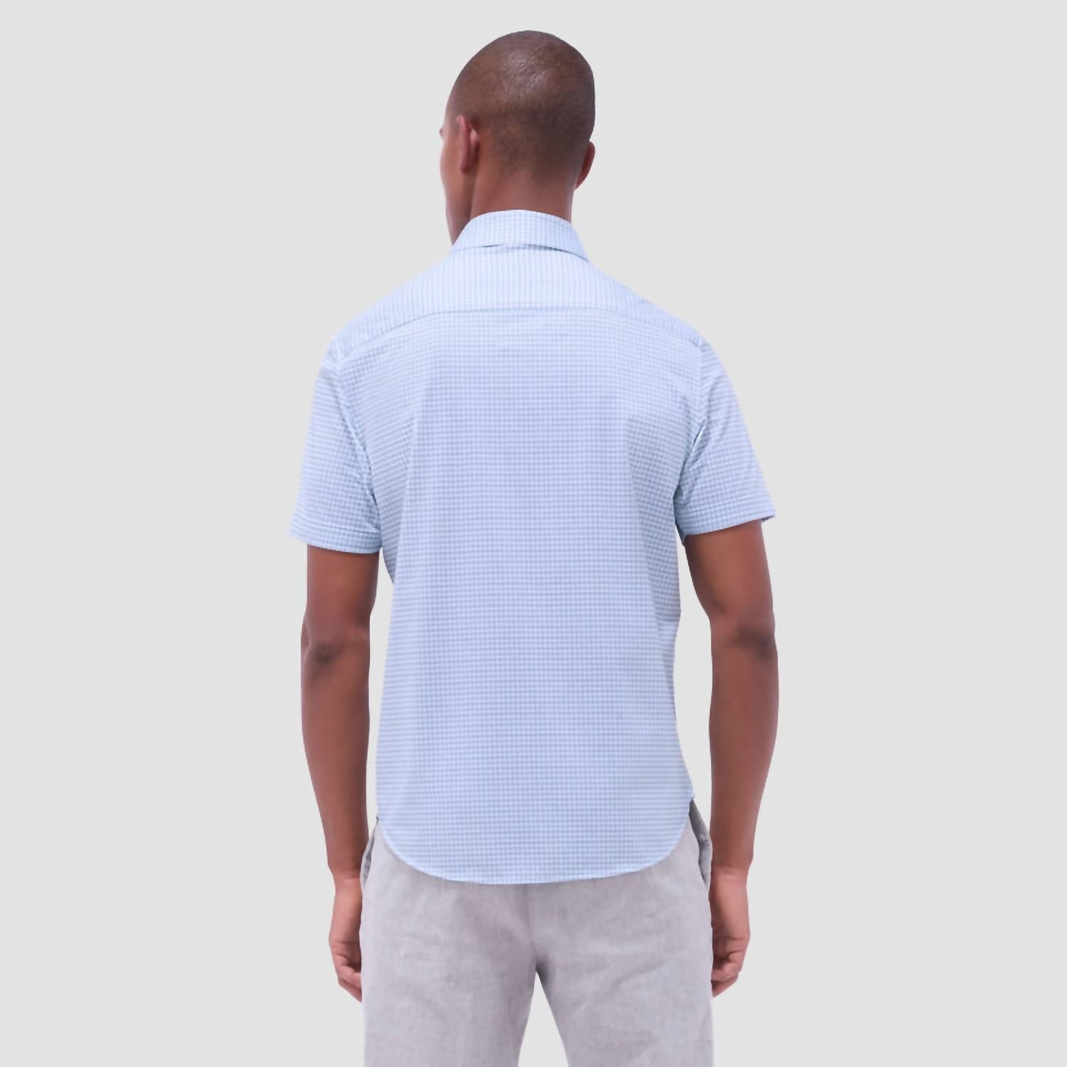 Bugatchi Uomo - Miles Gingham Check Ooohcotton Shirt