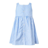 Rachel Riley - Girl's Striped Button Front Sundress