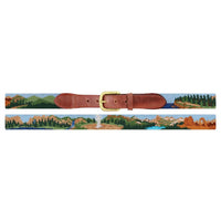 Smathers & Branson - Men's Needlepoint National Parks Belt