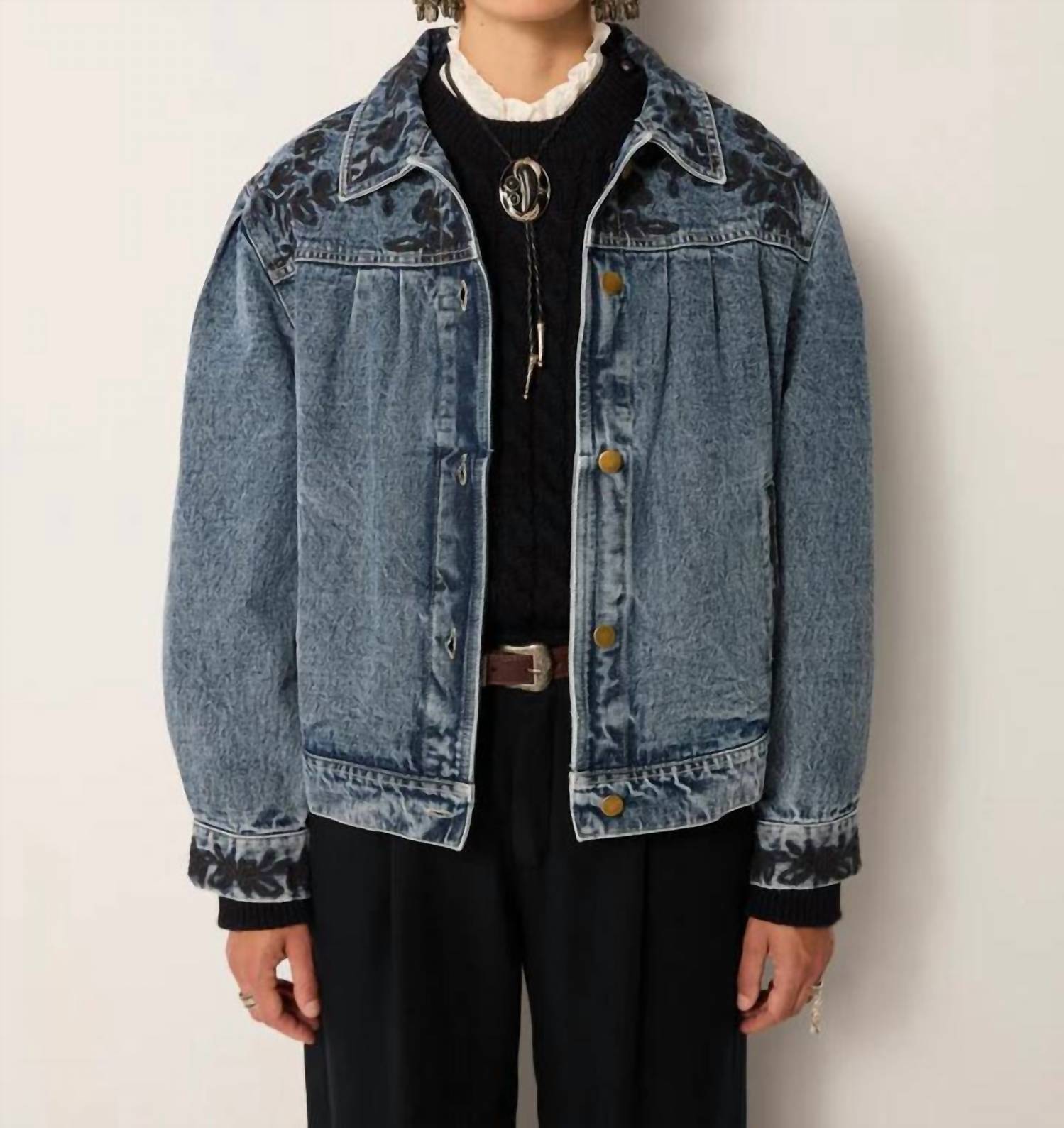 Maison Hotel - Wesley Embroidered Denim Jacket