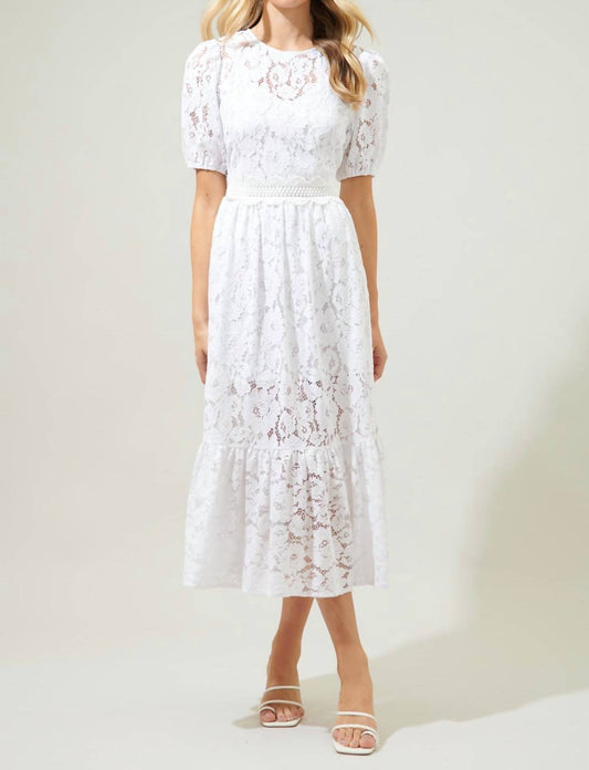 Sugarlips - Fleur De Lis Lace Midi Dress