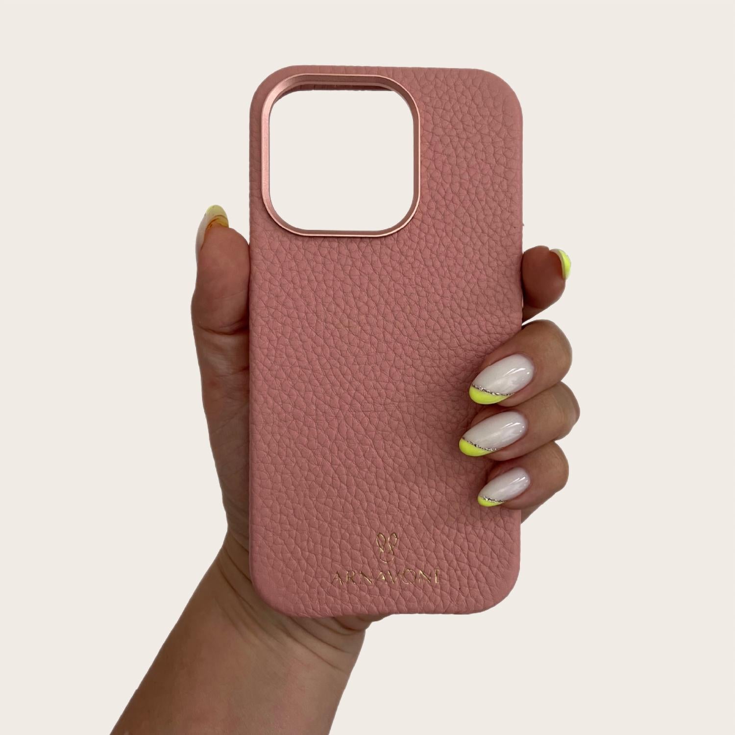 Arnavone - Women's Luxury Leather Phone Case for iPhone 14 Pro